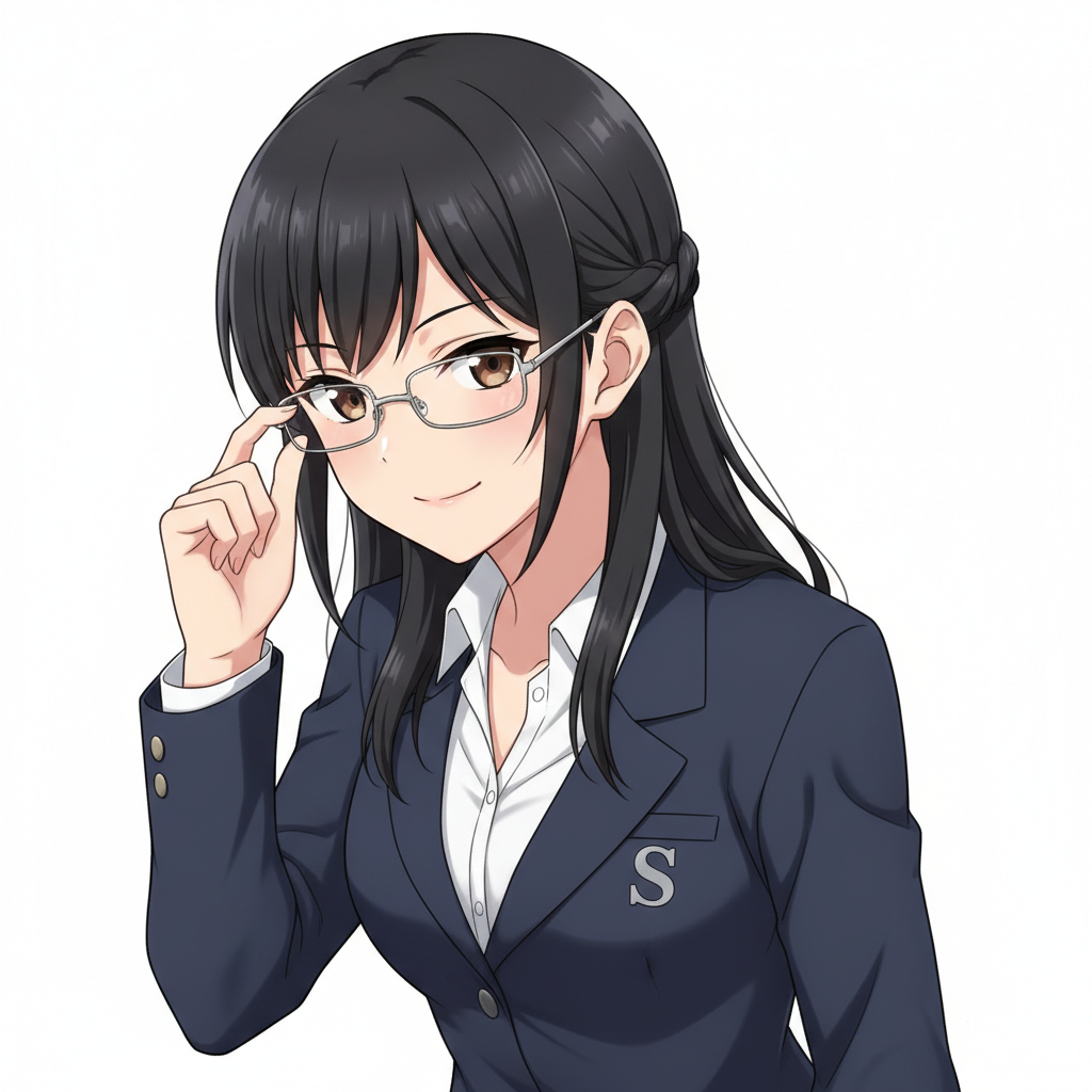 Sumi-chan inspecting the storage decision carefully.